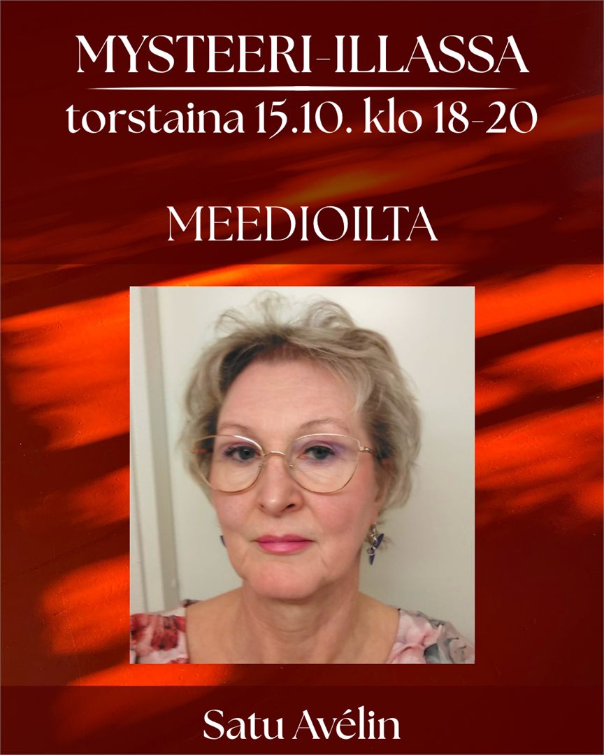 Meedioilta 15.10.2026 / Satu Avélin